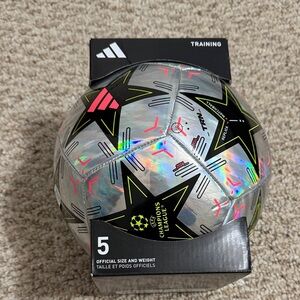 New Adidas foil Soccer Ball